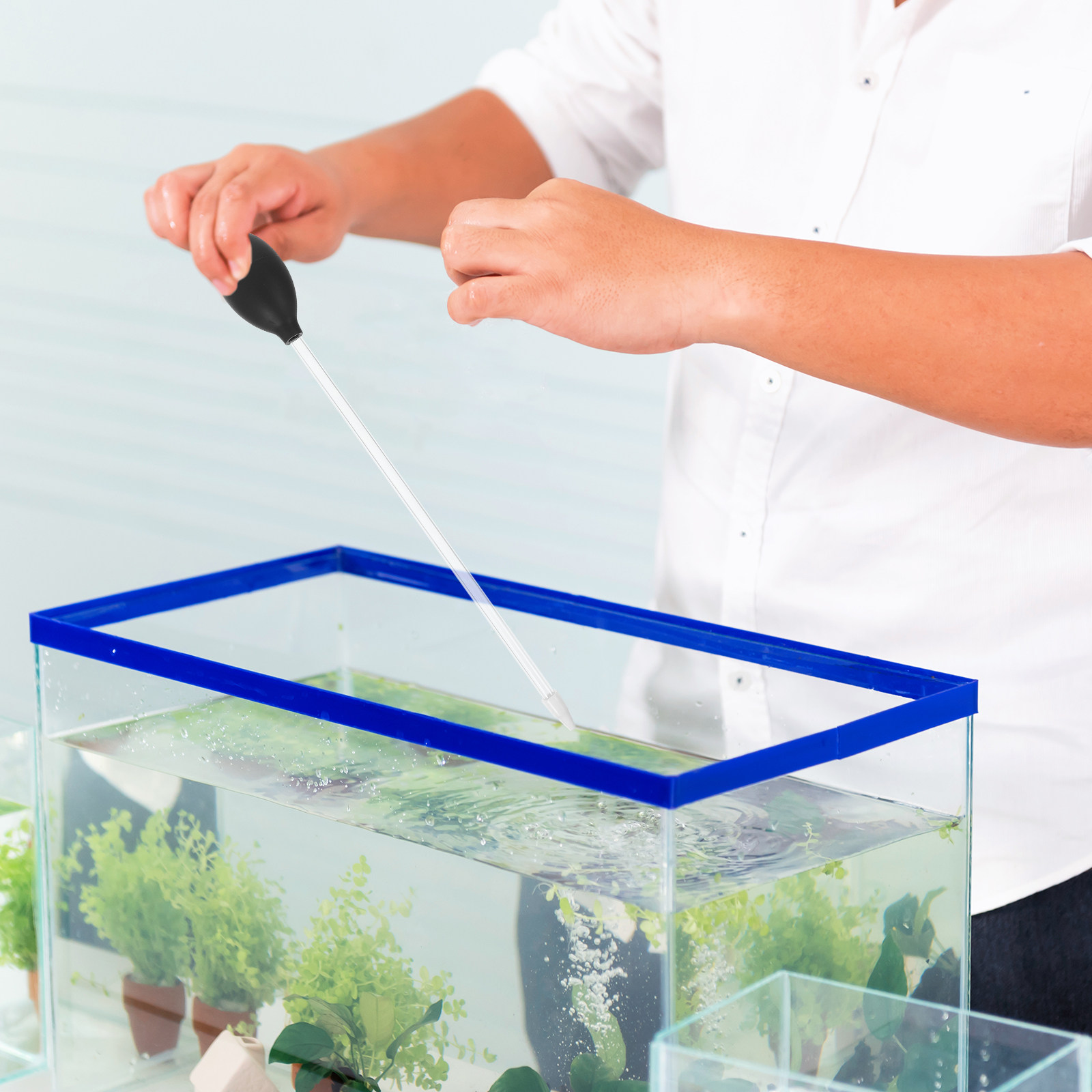 Aquarium Fish Black - Fish Tank Coral Feeder 35Cm Black