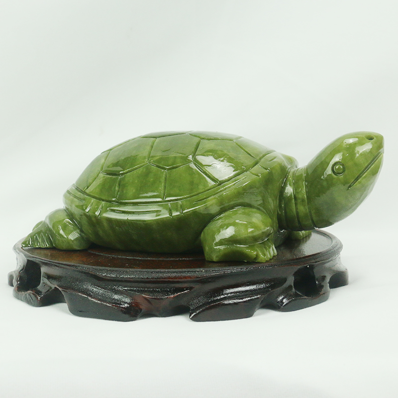 Natural Jade/turtle Sculpture/ - Aquarium Fish Farm recension och pris