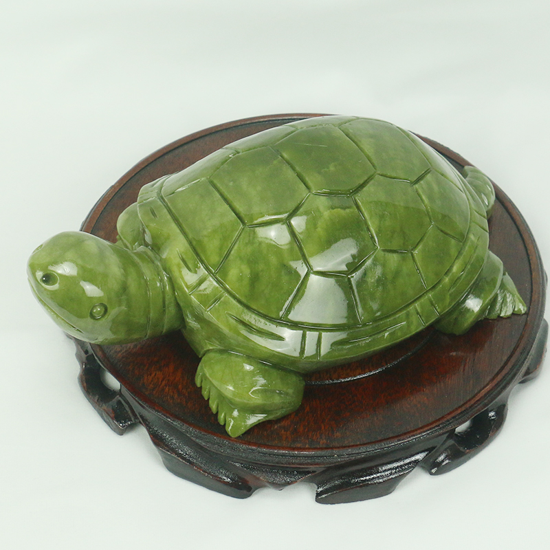 Natural Jade/turtle Sculpture/ - Aquarium Fish Farm recension och pris