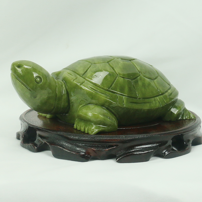 Natural Jade/turtle Sculpture/ - Aquarium Fish Farm recension och pris
