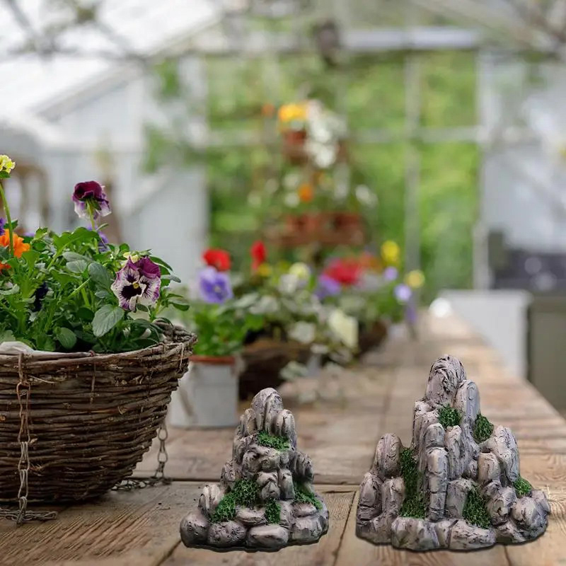 Mini Mountain Miniature Fake S - Aquarium Decoration Rock recension och pris