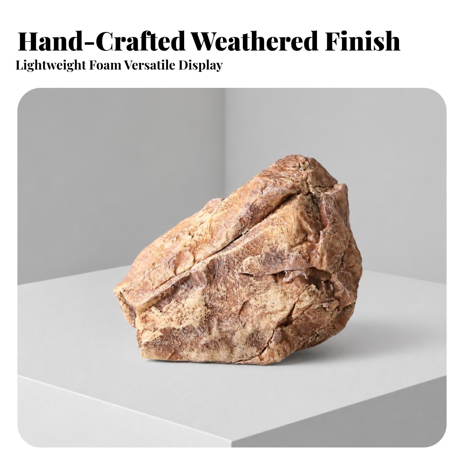 Realistic Faux Stone Sculpture - Aquarium Decoration Rock recension och pris