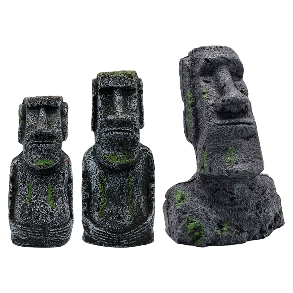 Aquarium Moai Statues Easter I - Aquarium Fish Farm recension och pris