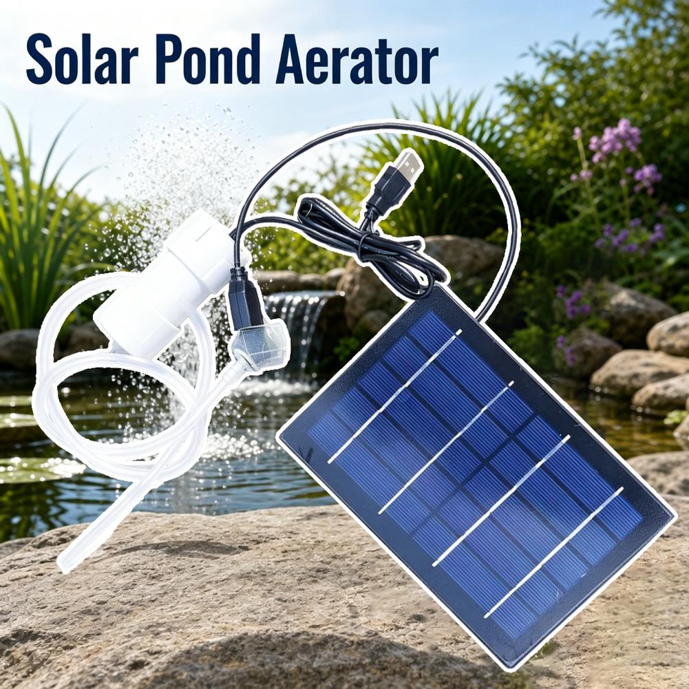 Solar Air Pump Aquarium Oxygen - Aquarium Fish Youtube recension och pris