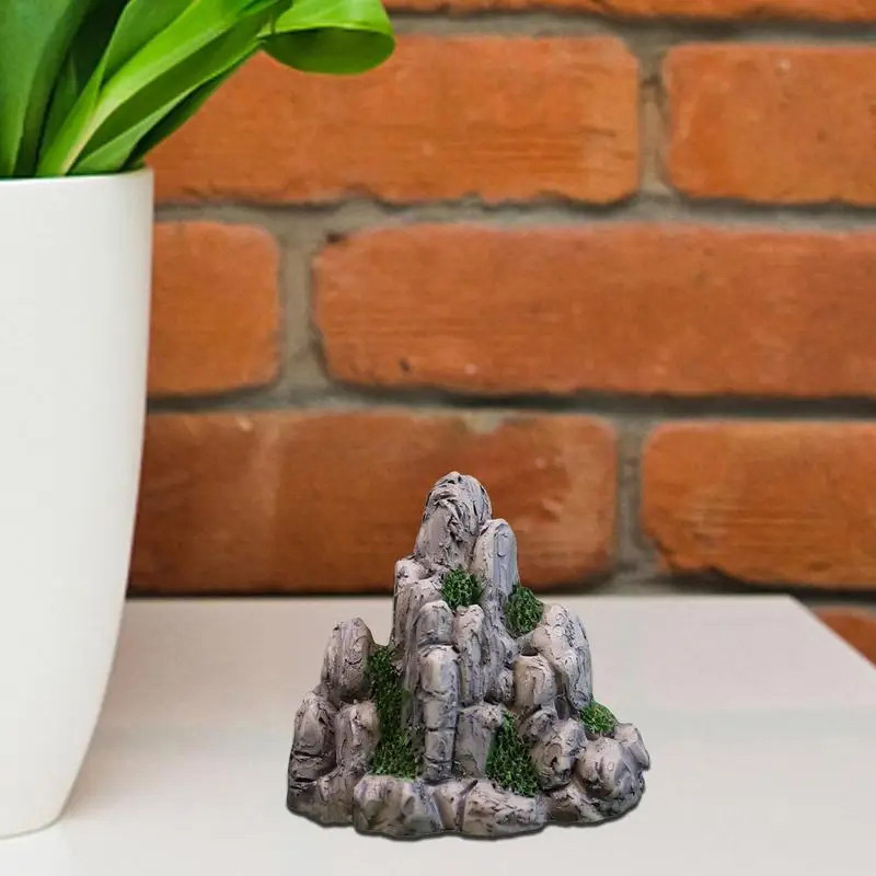 1pc Mountain Miniature Fake St - Aquarium Decoration Rock recension och pris