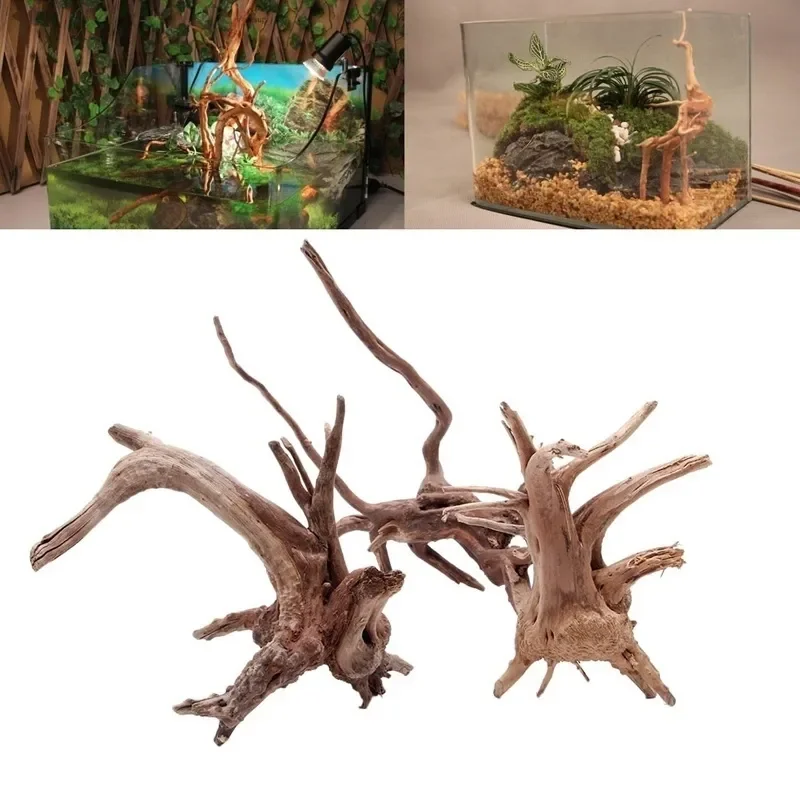 Natural Tree Trunk Driftwood A - Aquarium Fish Tank Price recension och pris