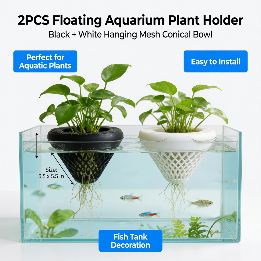 2PCS Floating Aquarium Plant H - Aquarium Fish Tank Price recension och pris