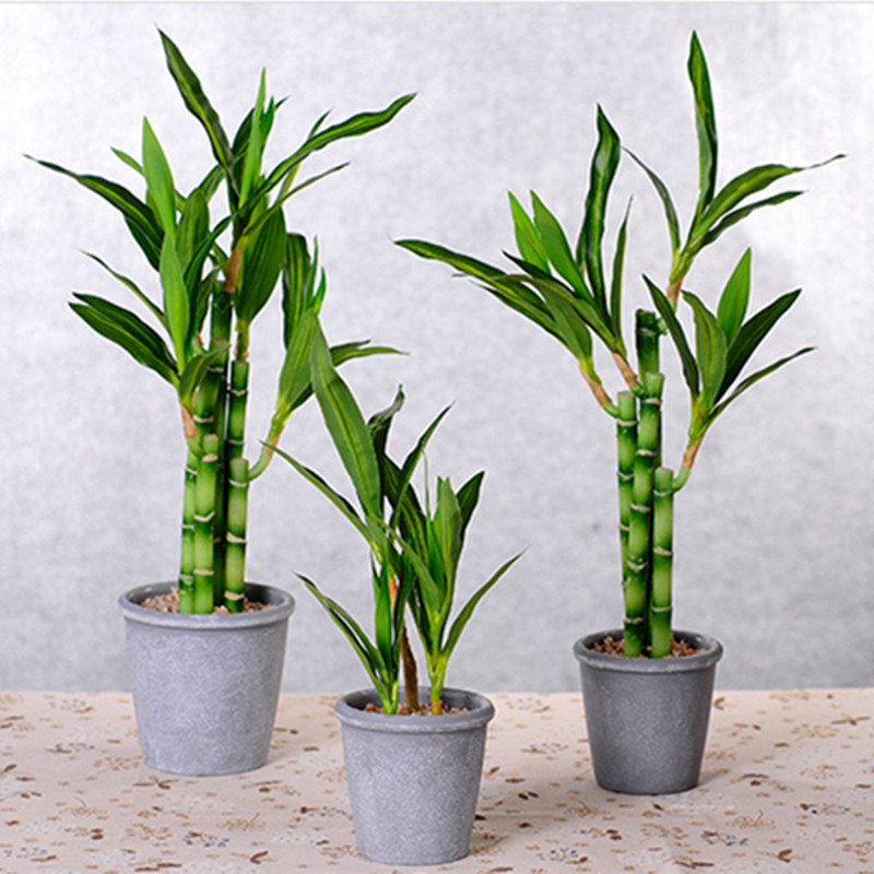 New 40cm Artificial Lucky Bamb - Aquarium Fish Farm recension och pris