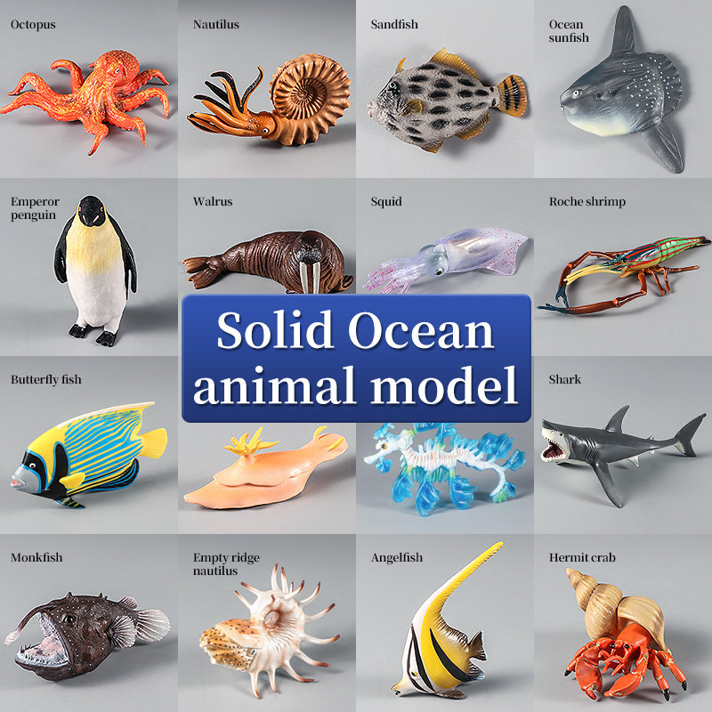 Sea Life Animals Action Figure - Fish In Aquarium Picture recension och pris