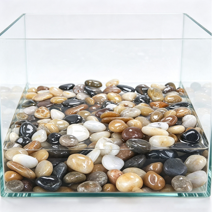 300-700g Smooth River Pebbles, - Aquarium Decoration Rock recension och pris