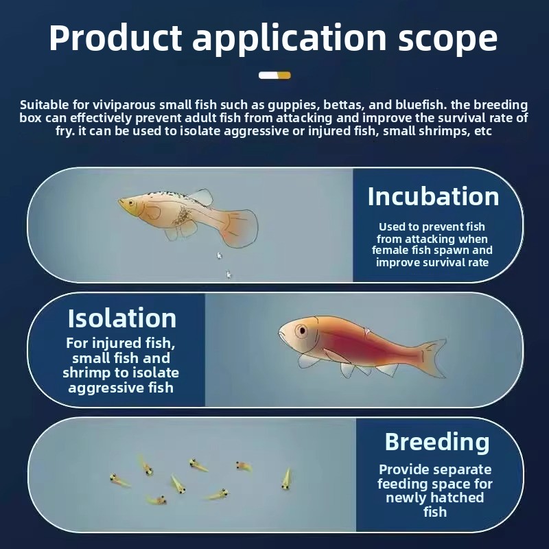 Aquarium Fish Breeding Net Iso - Tank Divider Mesh recension och pris