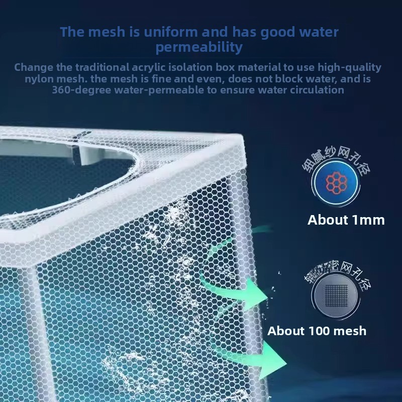 Aquarium Fish Breeding Net Iso - Tank Divider Mesh recension och pris