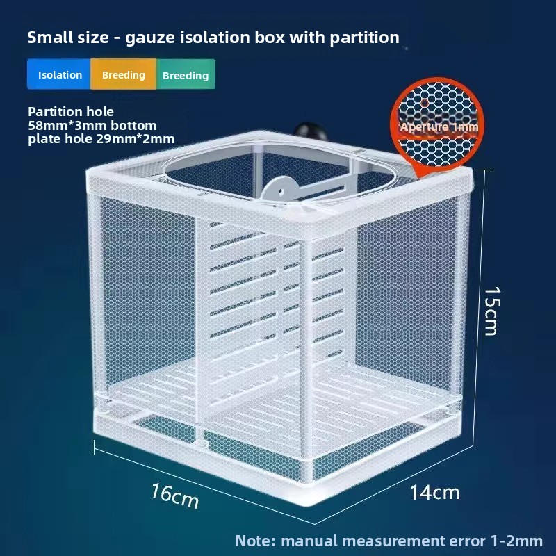 Aquarium Fish Breeding Net Iso - Tank Divider Mesh recension och pris