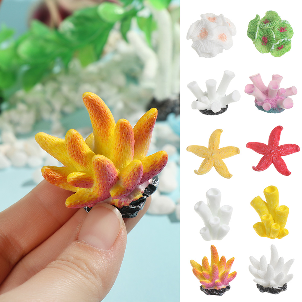 Artificial Coral Fish Tank Orn - Aquarium Decoration Rock recension och pris
