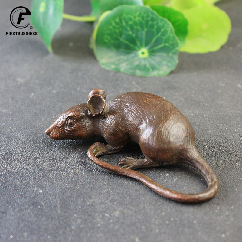 Heavy Brass BIG Rat Mouse Figu - Aquarium Fish Tank Price recension och pris