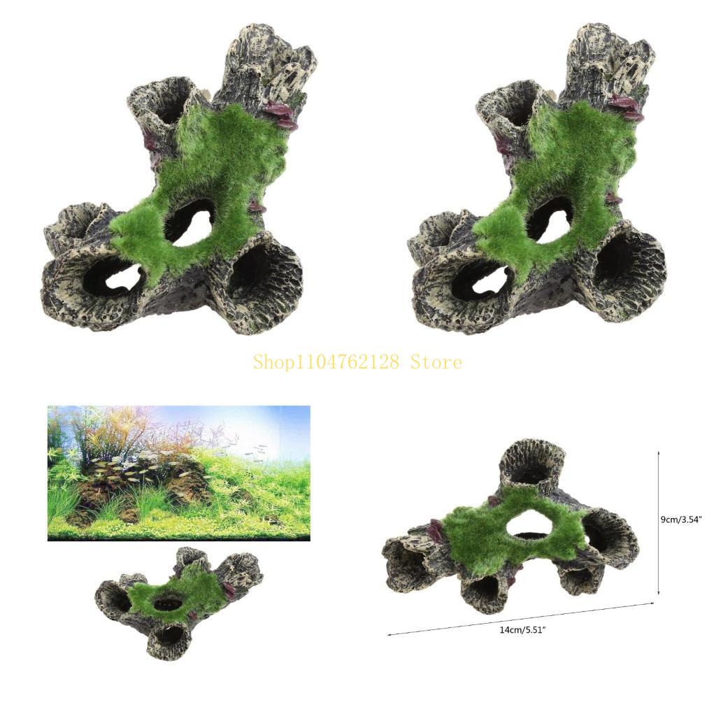 Aquarium Resin Cave Moss Tree  - Aquarium Fish For Sale recension och pris