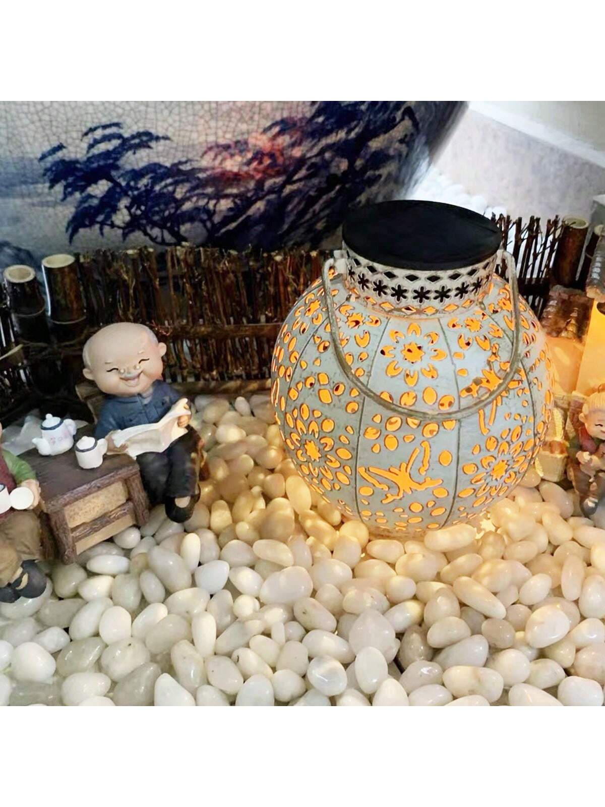 River Rocks Decorative Ornamen - Aquarium Decoration Rock recension och pris