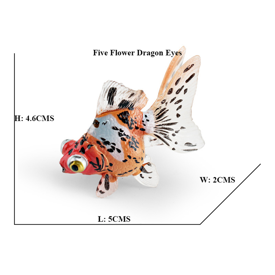 Colorful Lifelike Plastic Gold - Fish In Aquarium Picture recension och pris