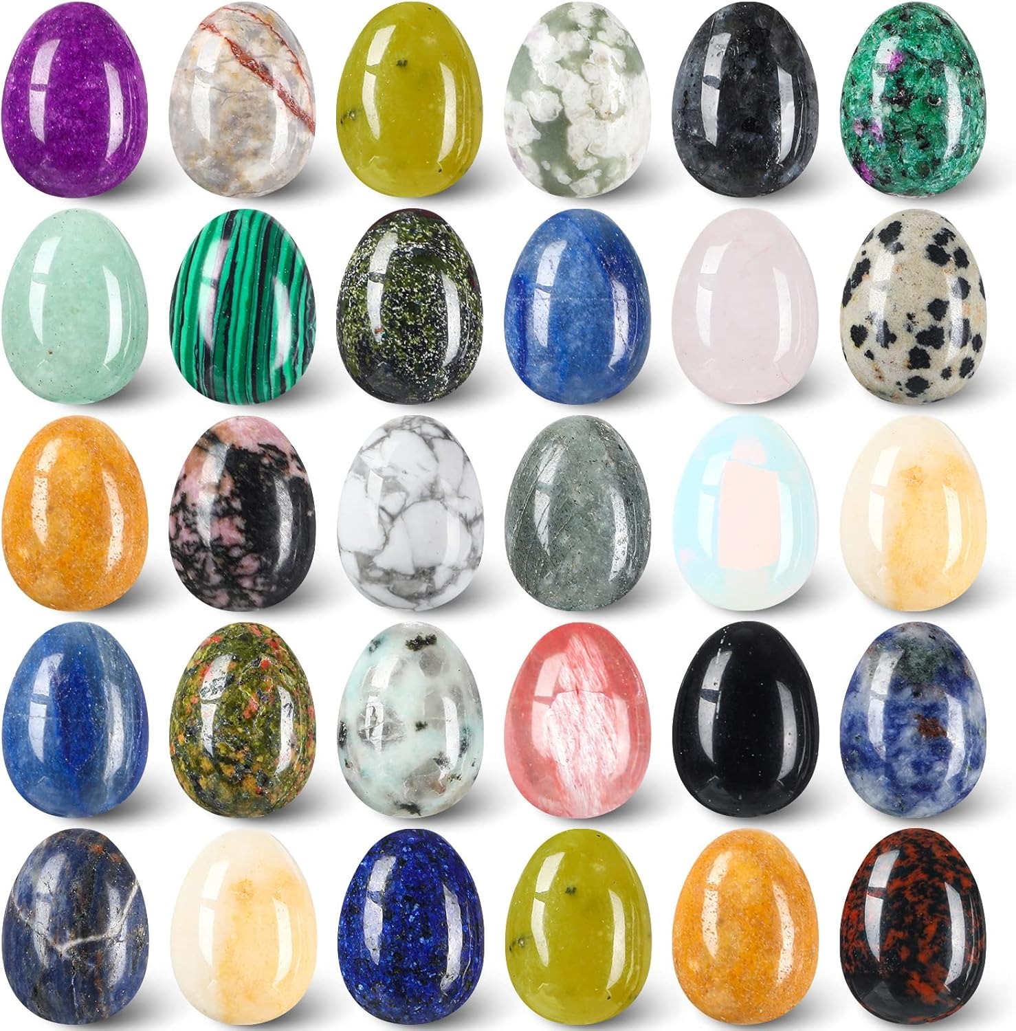 8  pcs natural crystal beads,  - Aquarium Fish Tank Price recension och pris