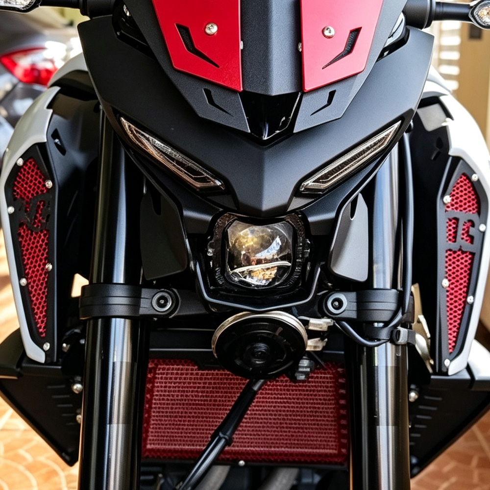 MT-03 Motorcycle Intake Cover  - Tank Divider Mesh recension och pris
