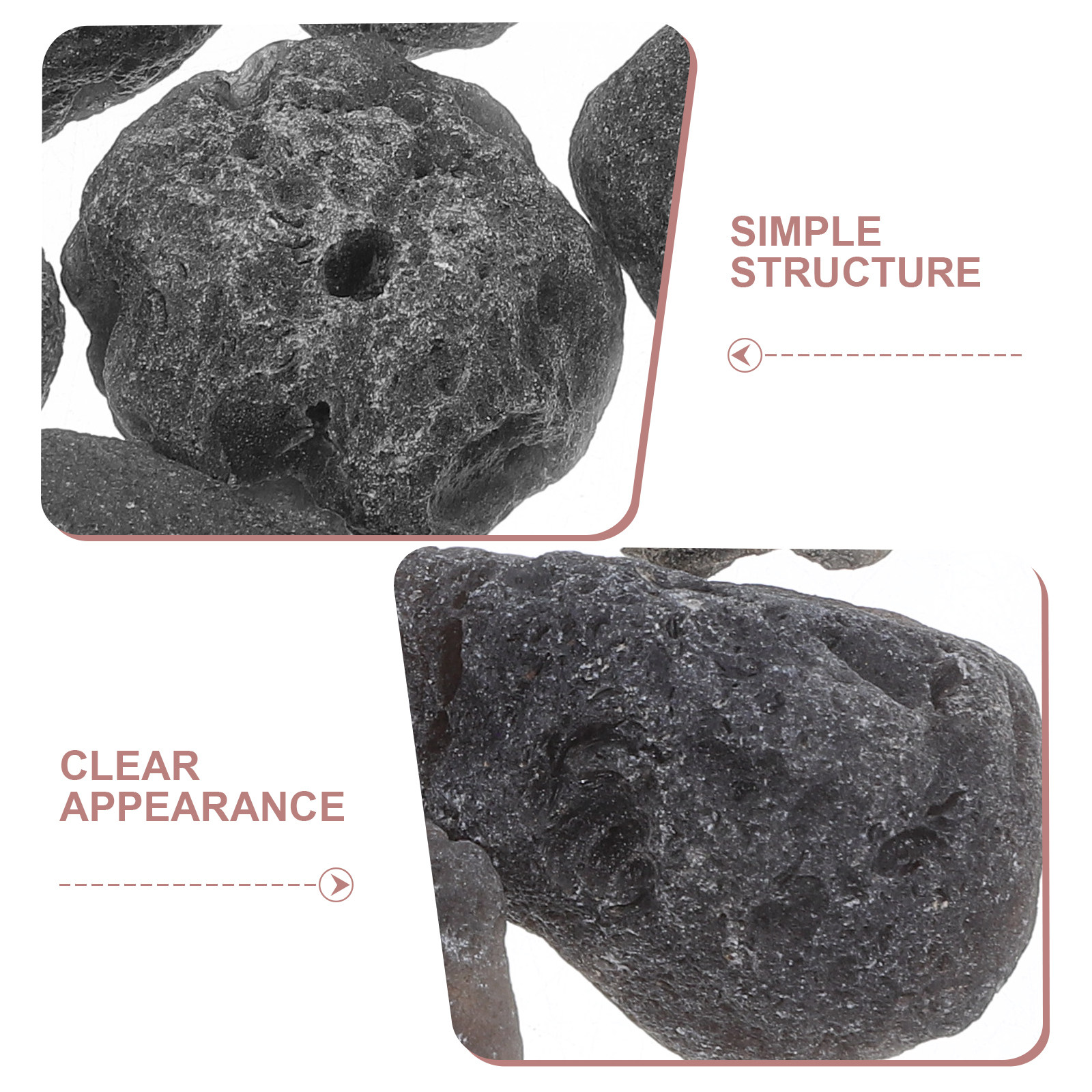 200G Black Meteorite Crystal S - Aquarium Decoration Rock recension och pris