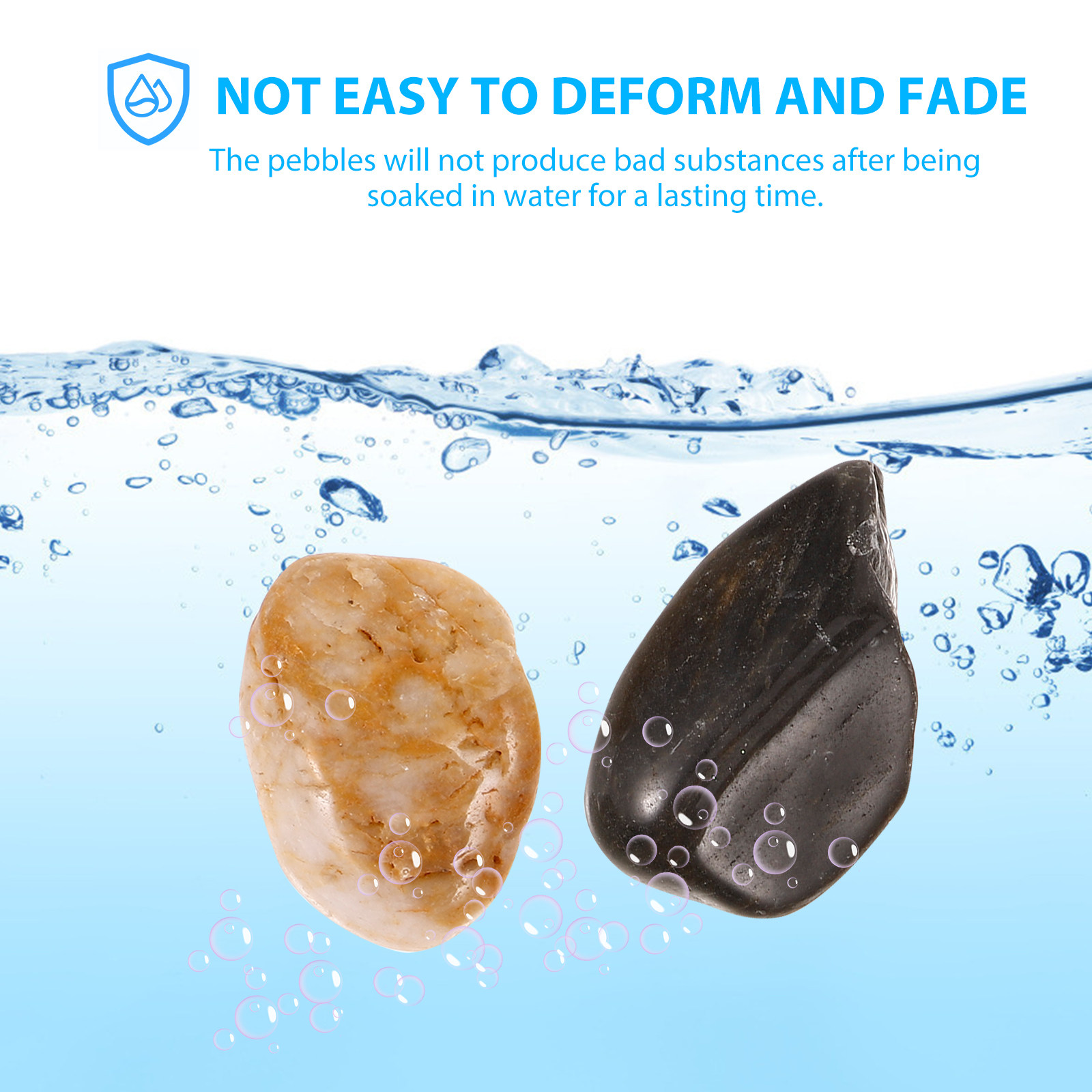 1Set Natural Polished Rain Flo - Aquarium Decoration Rock recension och pris