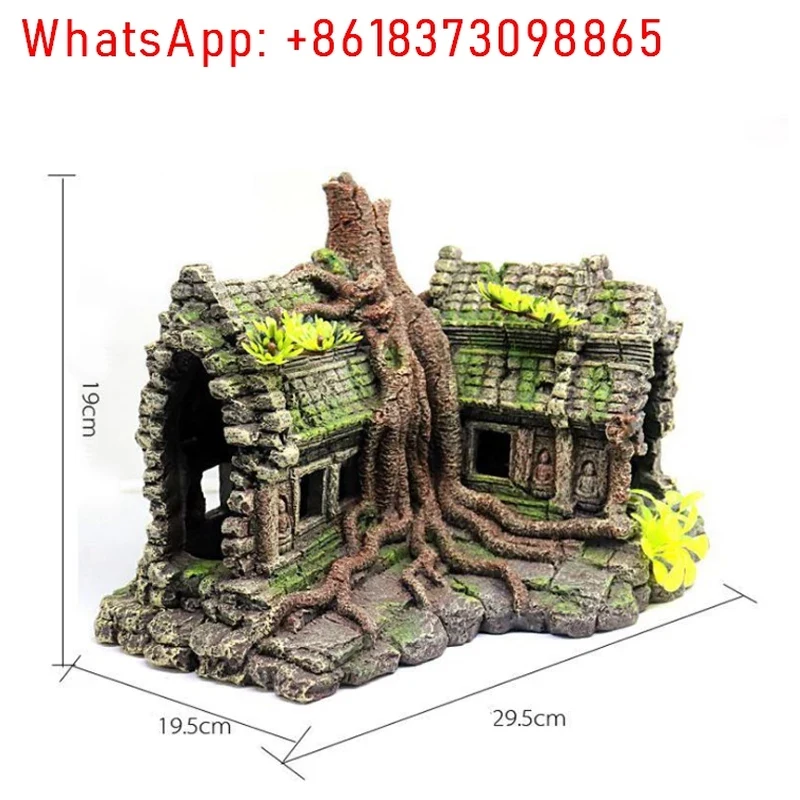 Resin Tree House Wooden Aquari - Aquarium Fish And Supplies recension och pris