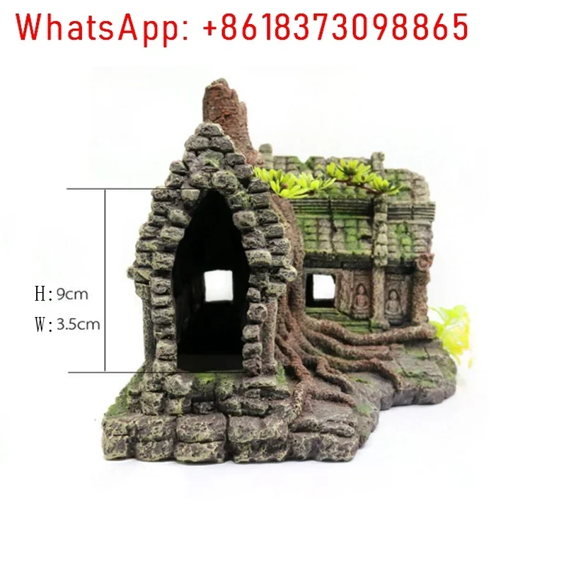 Resin Tree House Wooden Aquari - Aquarium Fish And Supplies recension och pris