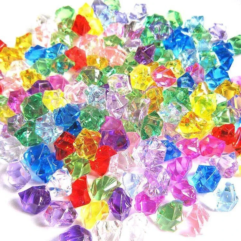 200pcs Acrylic Gem Stone Color - Aquarium Fish Store recension och pris