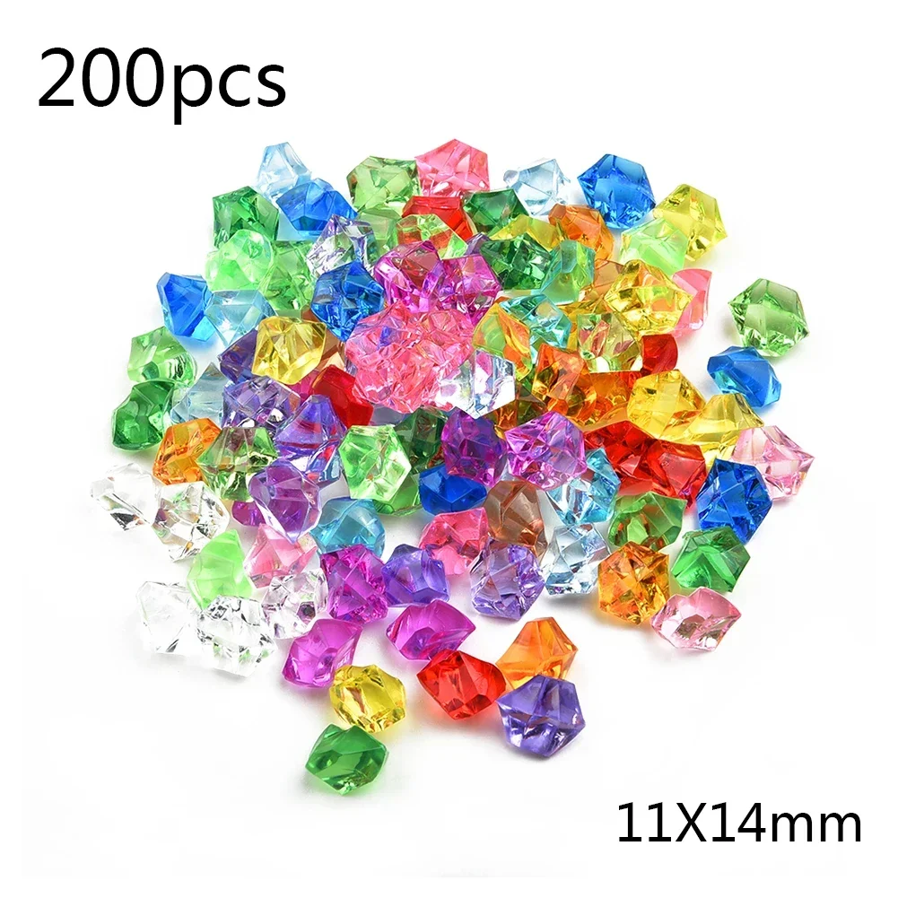 200pcs Acrylic Gem Stone Color - Aquarium Fish Store recension och pris