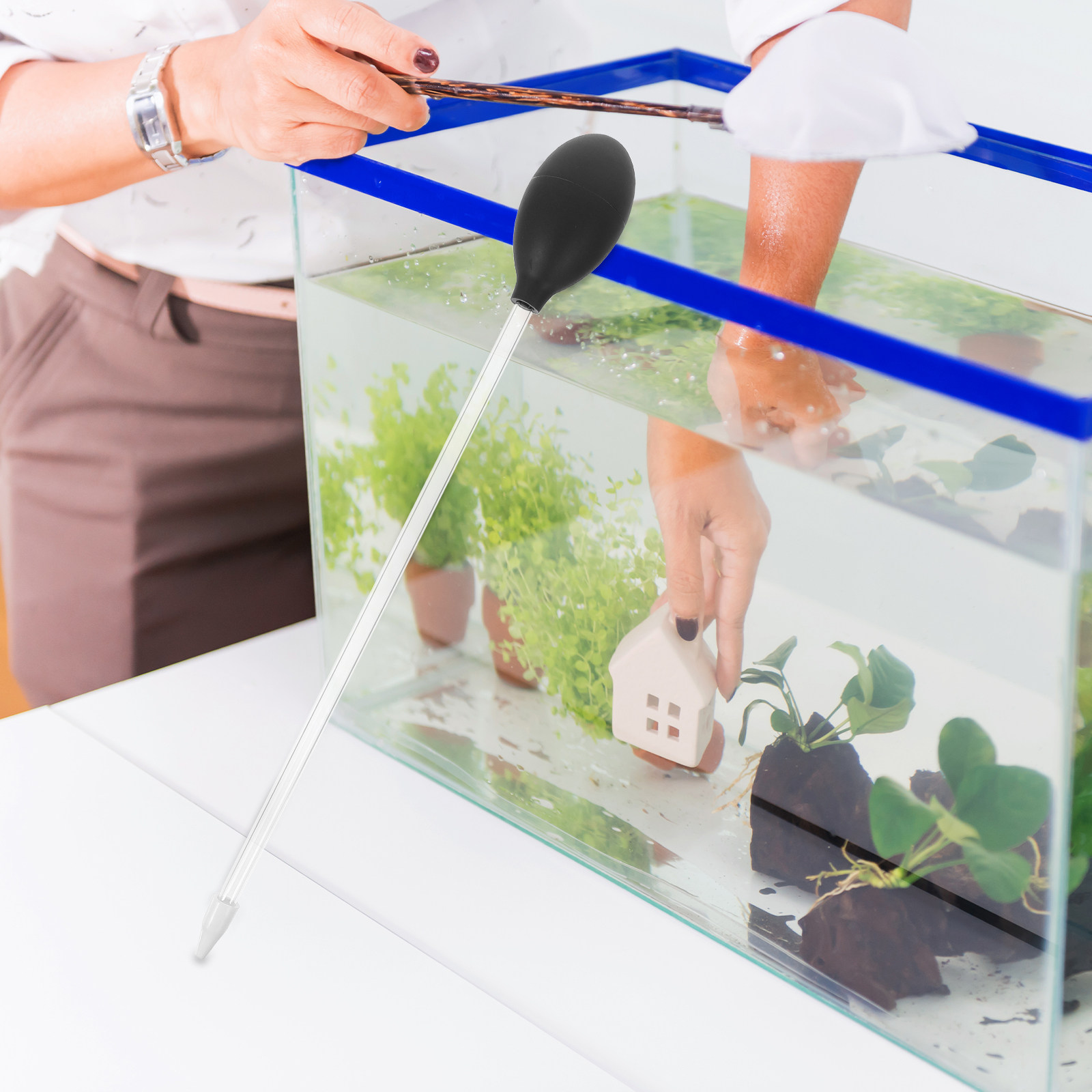 Fish Tank Coral Feeder 35Cm Bl - Aquarium Fish Black recension och pris