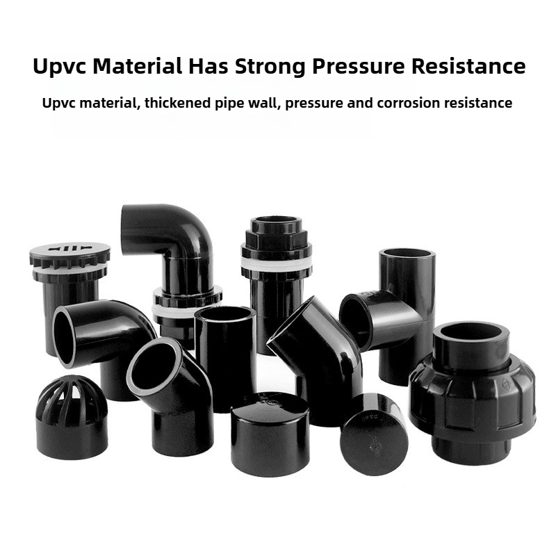 PVC Black Fish Tank Water Pipe - Aquarium Fish Black recension och pris