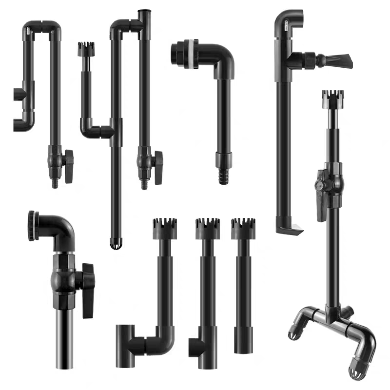 PVC Black Fish Tank Water Pipe - Aquarium Fish Black recension och pris