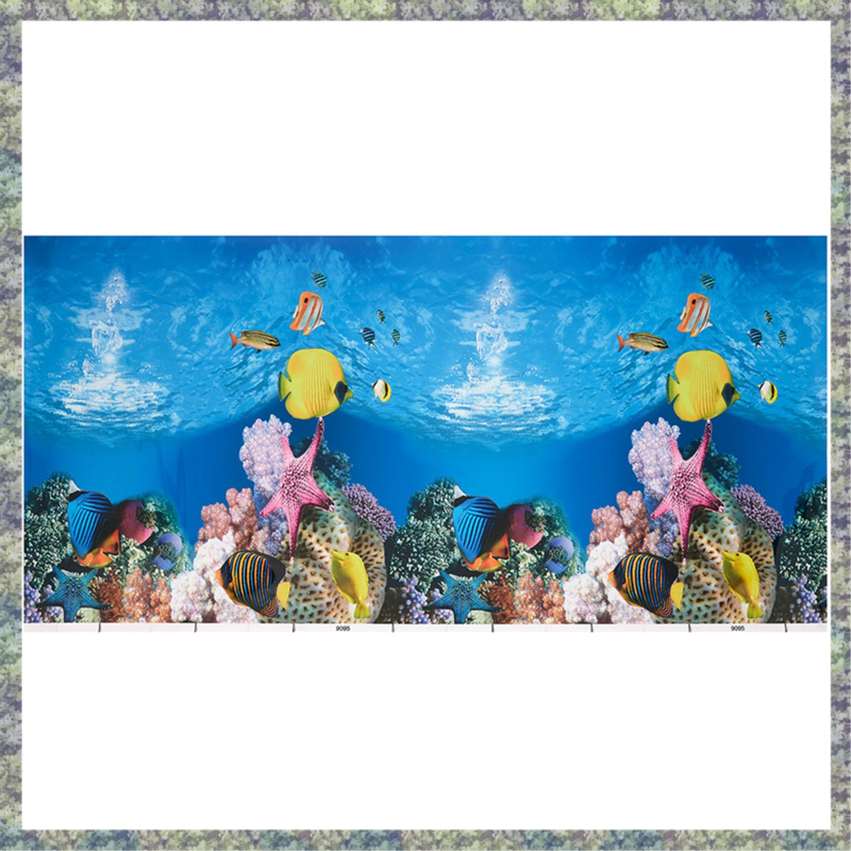 WON Aquarium Background Paper  - Fish In Aquarium Picture recension och pris